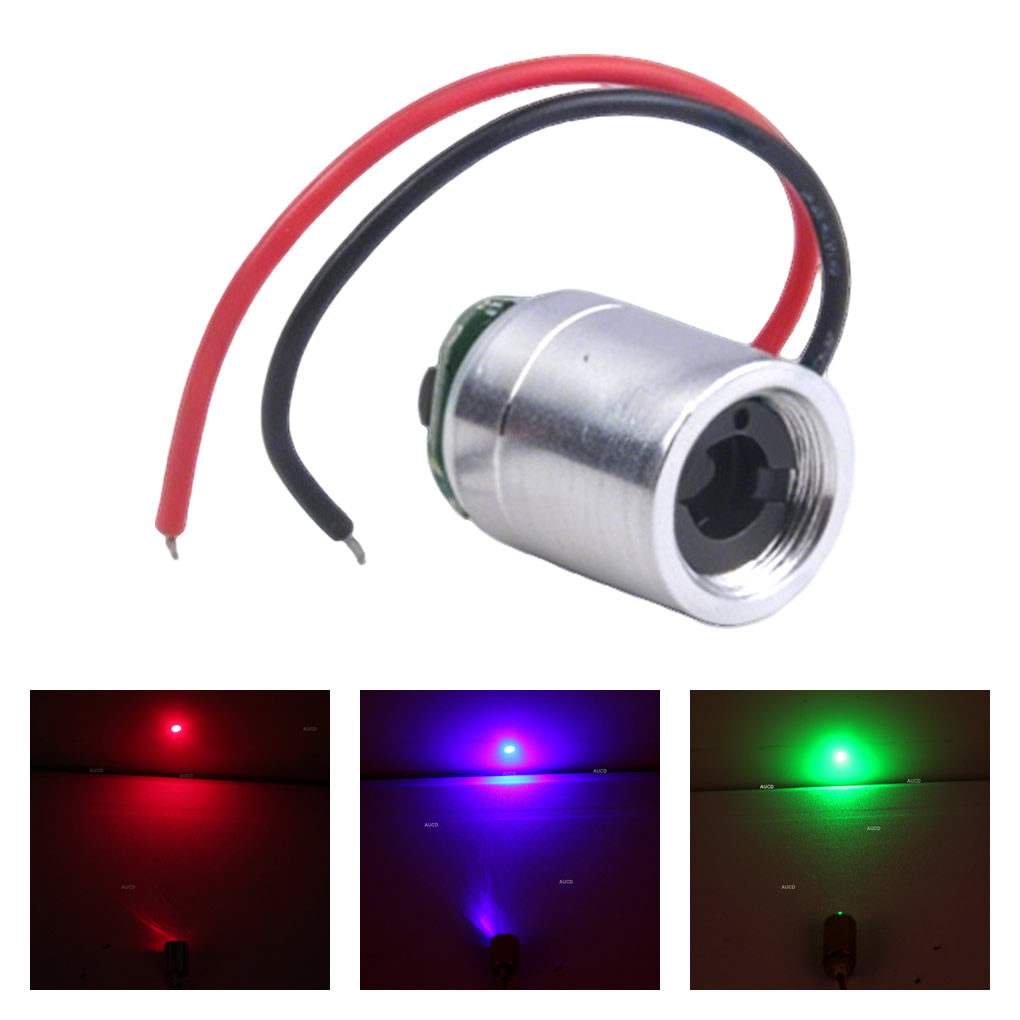 Industrial Laser Module - Φ12x15mm DC 5V Red-100mW Green-50mW Blue-100mW