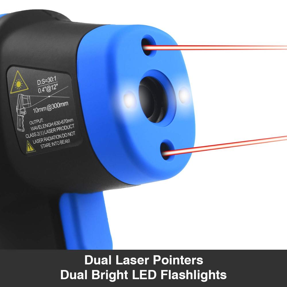 -50℃ to 1500℃ Laser Thermomete - Industrial Laser Temperature ulasan dan harga