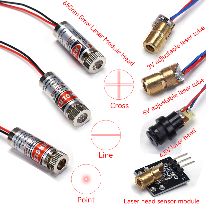 10Pcs/1PC 650nm 5mW Laser Modu - Industrial Laser Line Module ulasan dan harga