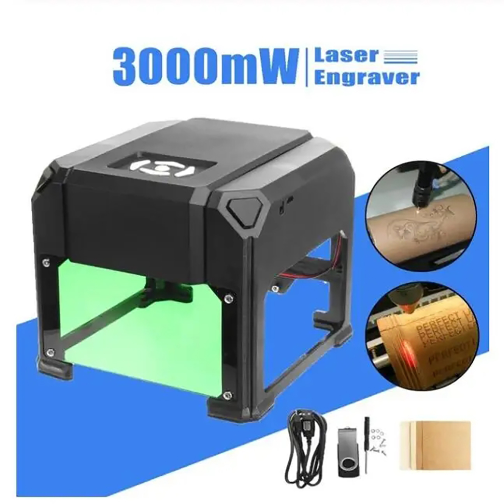 Mini USB 3000MW CNC Laser Engr - Industrial Laser Printing Machine ulasan dan harga