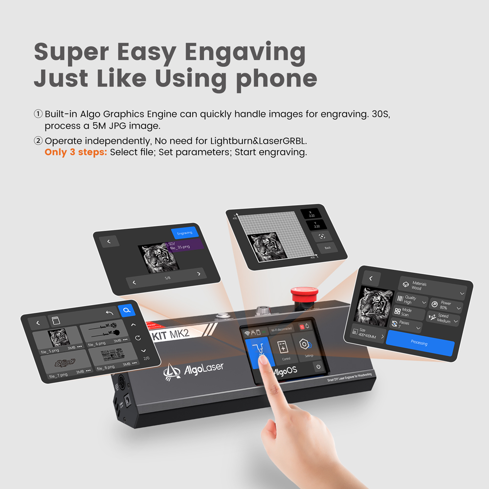AlgoLaser Laser Engraving Mach - Laser Engraving Software ulasan dan harga