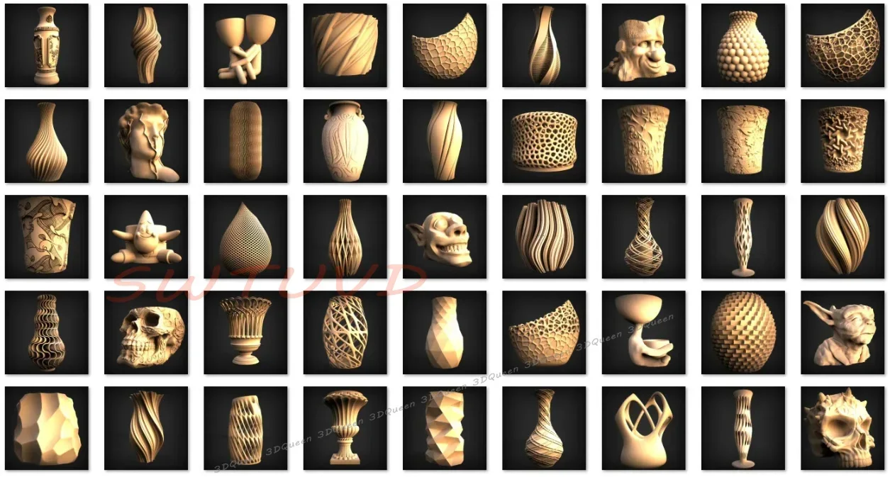 440+ Planter POT Vase STL File - Laser Engraving Software ulasan dan harga