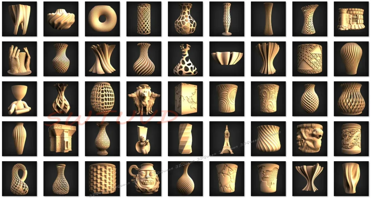 440+ Planter POT Vase STL File - Laser Engraving Software ulasan dan harga