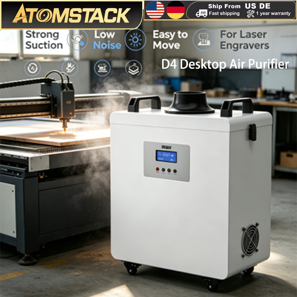 ATOMSTACK IKIER D4 Air Purifie - Fume Extractor Laser ulasan dan harga